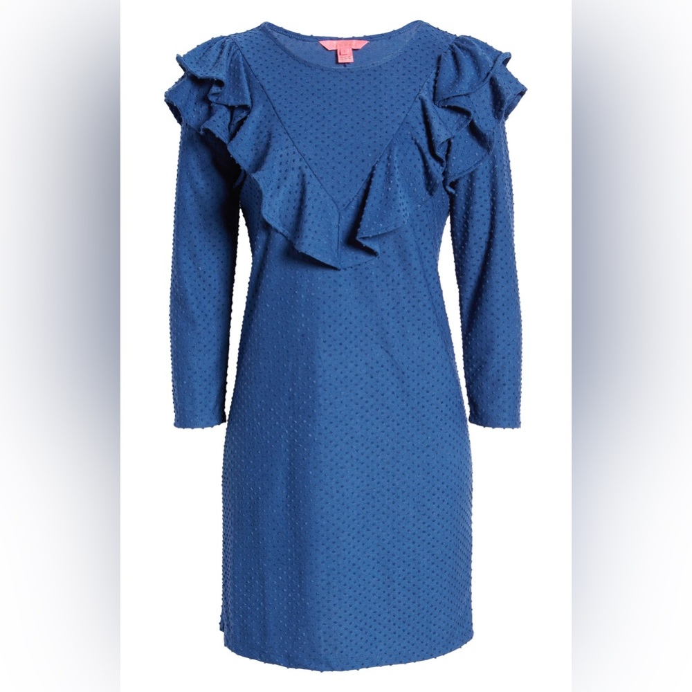 Lilly Pulitzer Phelby Dress in Oyster Bay Navy Size M NWT - Picture 9 of 11